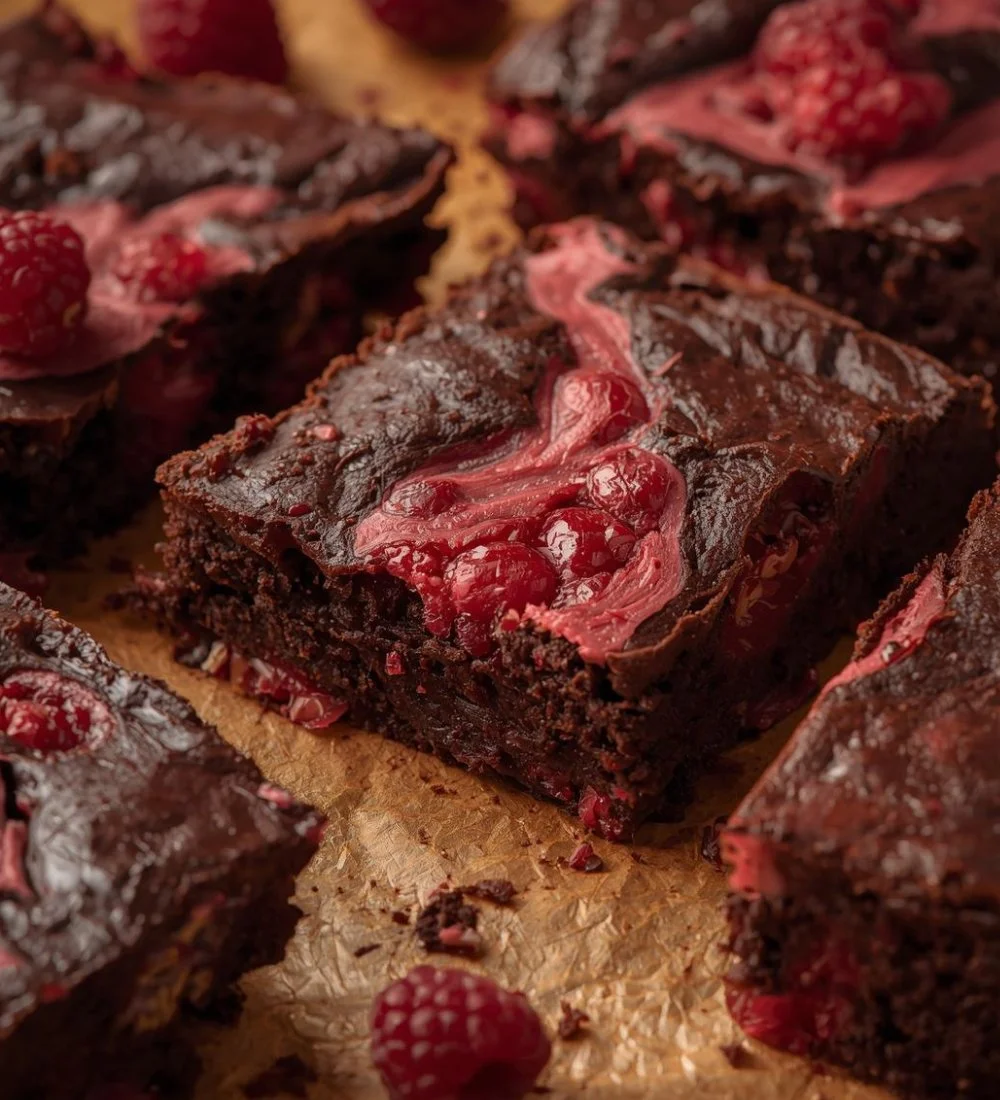 Decadent Raspberry Brownies