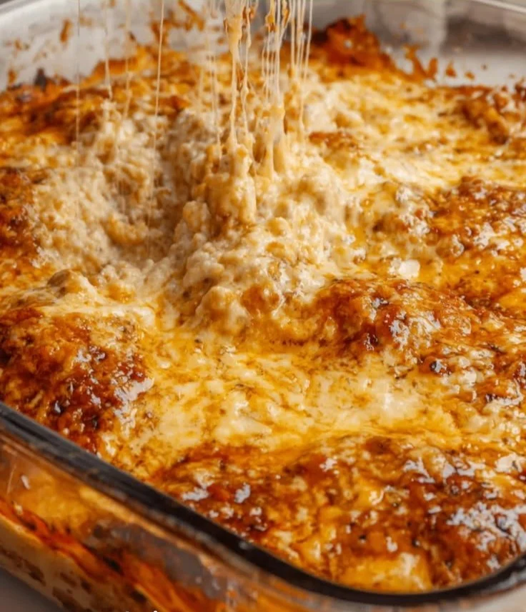 Easy Cottage Cheese Chicken Parm Bowl - a healthy twist on classic chicken parmesan