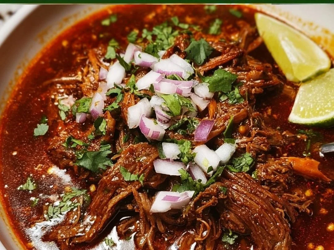 Delicious Mexican birria made in a crockpot