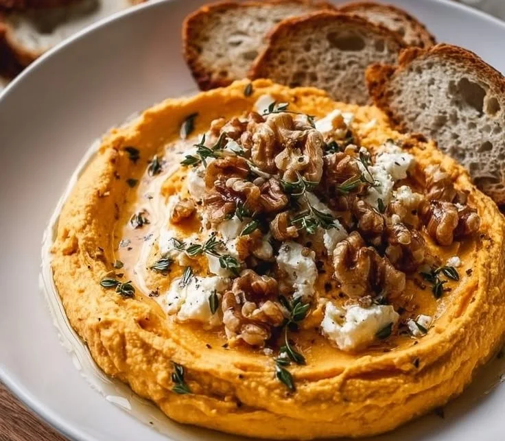 Pumpkin Whipped Feta Dip