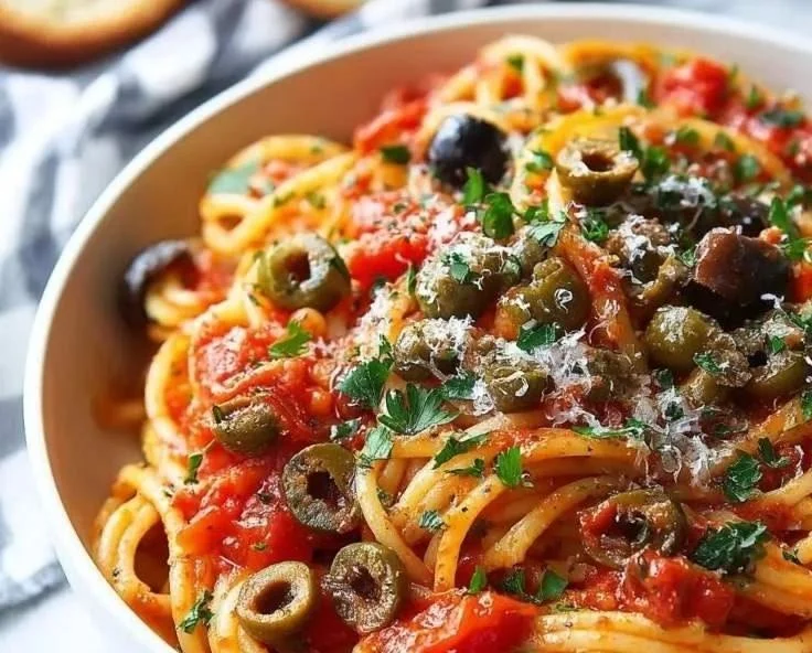 Quick Classic Pasta Puttanesca