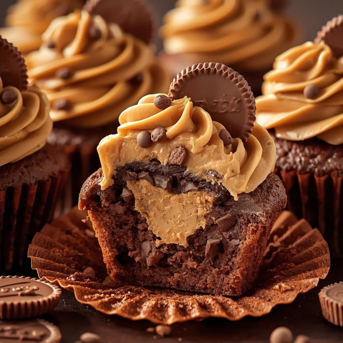 Reese's Peanut Butter Cupcakes
