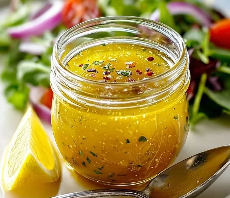 Simple lemon vinaigrette recipe for salads and dressings