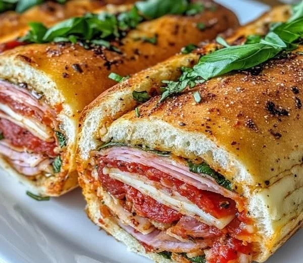 Baked Italian Grinder Sandwiches