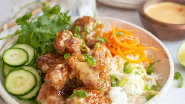 Bang Bang Chicken Rice Bowl