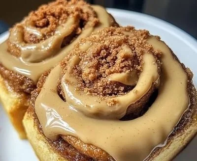 Biscoff Cookie Butter Cinnamon Rolls