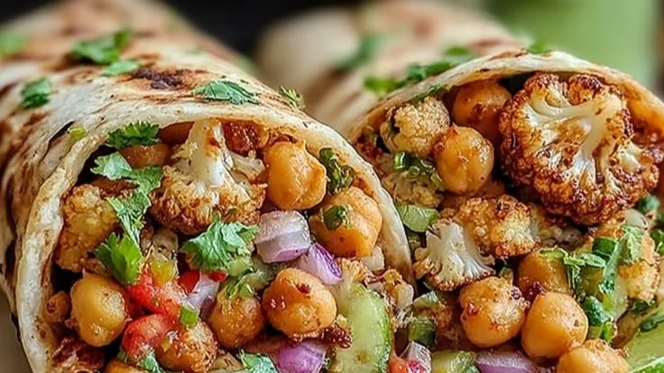 Chickpea Cauliflower Wraps
