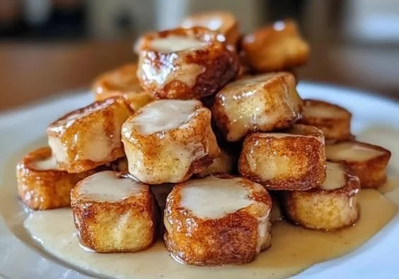 Cinnamon Rolls French Toast Bites