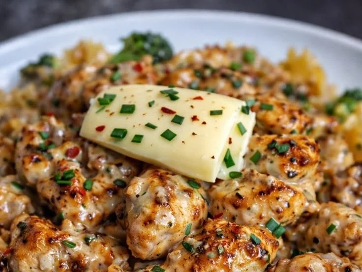 Cowboy Butter Lemon Bowtie Chicken & Broccoli