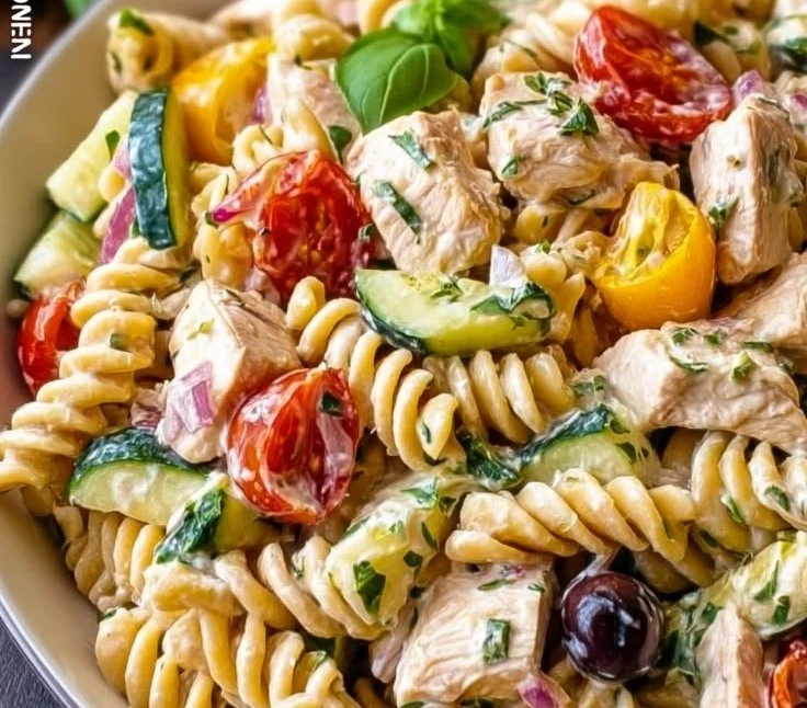 Creamy Chicken Pasta Salad