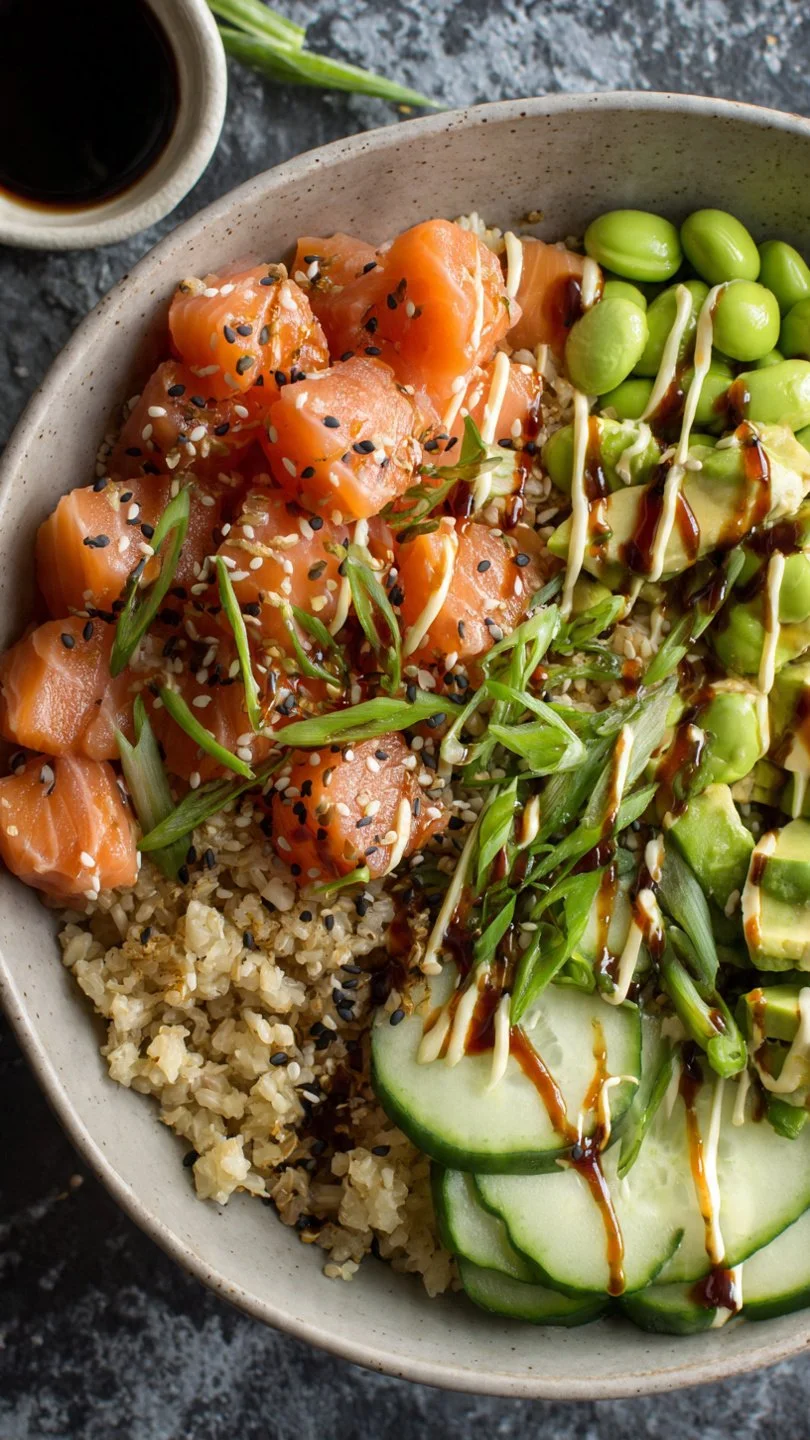 Crispy Rice Salmon Bowls Recipe