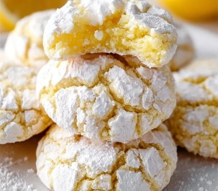 Easy Lemon Crinkle Cookies
