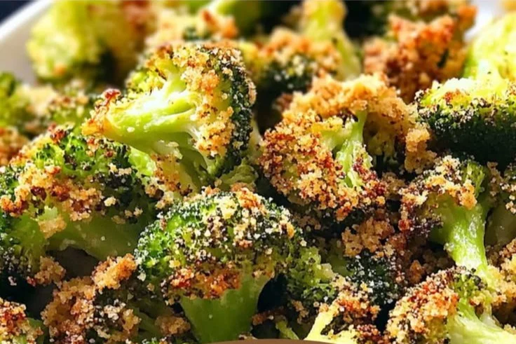 Garlic Parmesan Roasted Broccoli