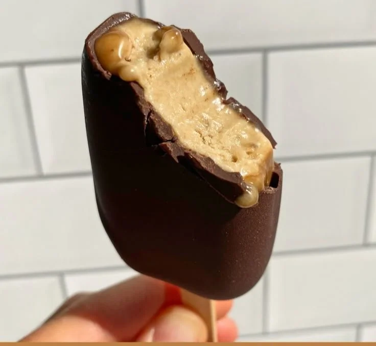 Healthy ice cream bars made with natural ingredients