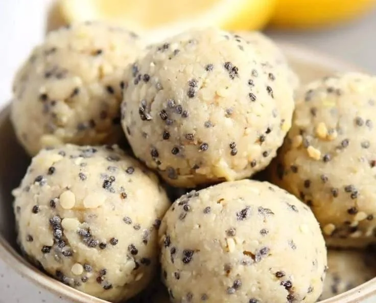 Lemon Poppy Seed Energy Bites