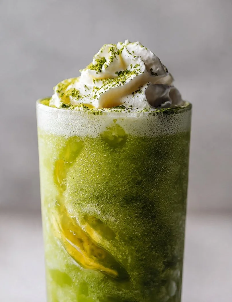 Matcha Green Tea Honey Slush Recipe
