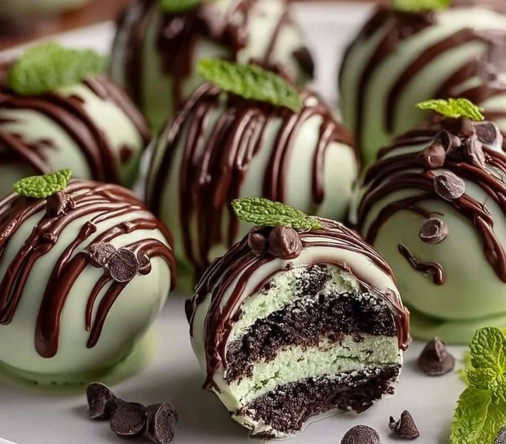 Mint Oreo Truffles