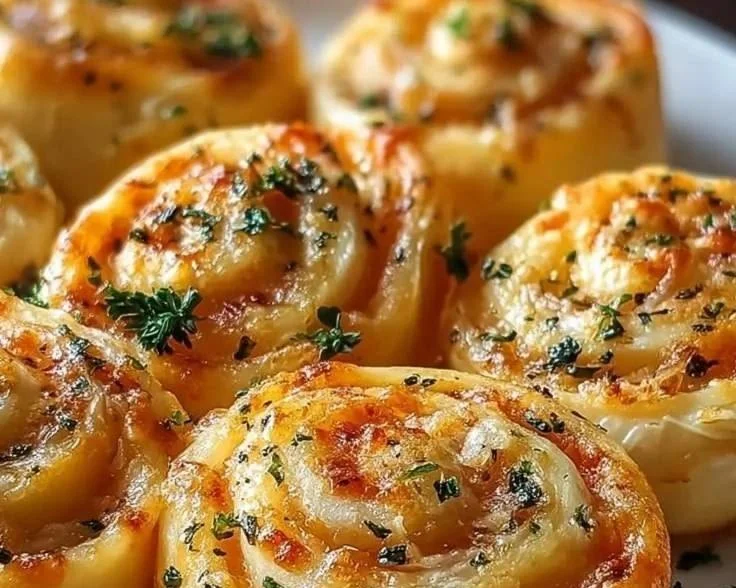 Pizza Rolls with Garlic Butter