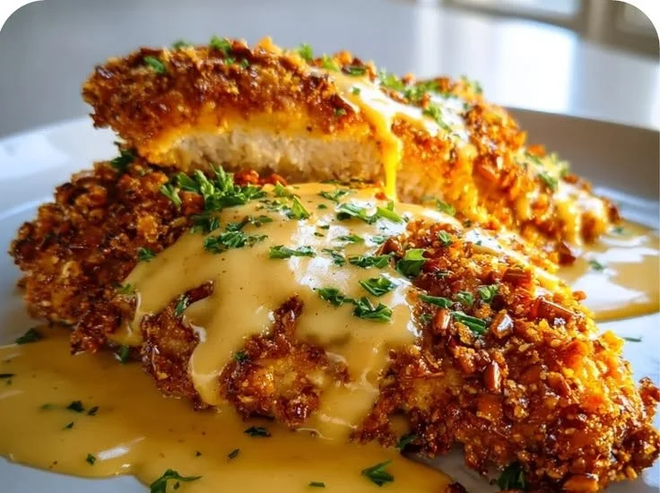 Pretzel Crusted Chicken