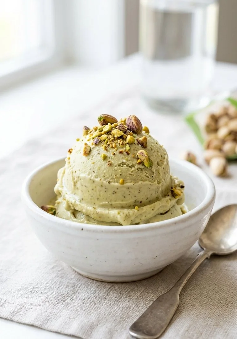 Protein-Packed Pistachio Gelato