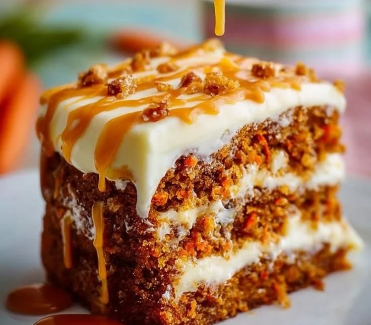 Salted Caramel Carrot Cake