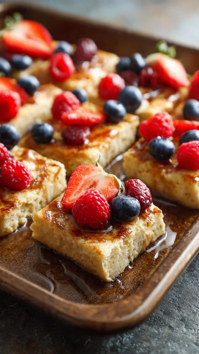 Sheet Pan Protein Pancakes