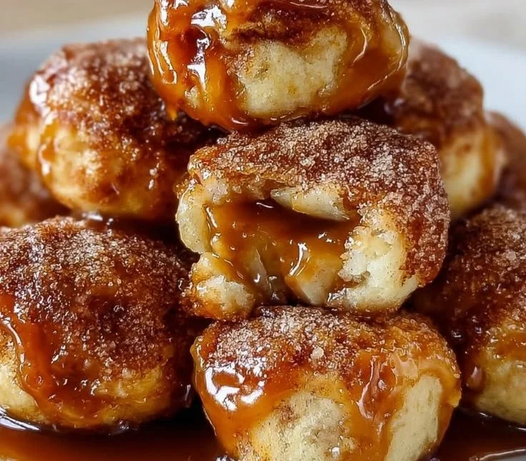 Simple Caramel Apple Pie Bombs