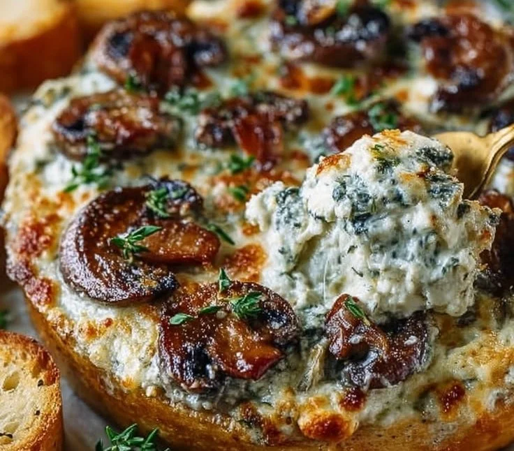 Stuffed Mushroom Dip
