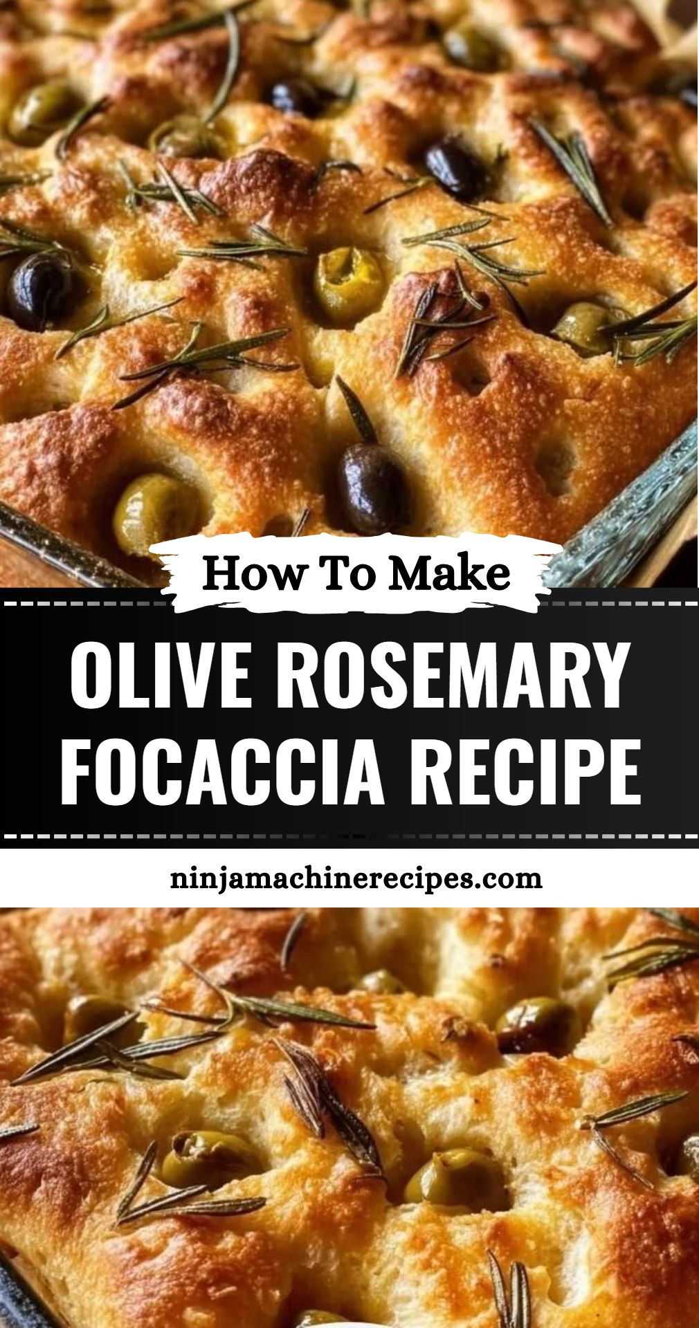 Olive Rosemary Focaccia Recipe