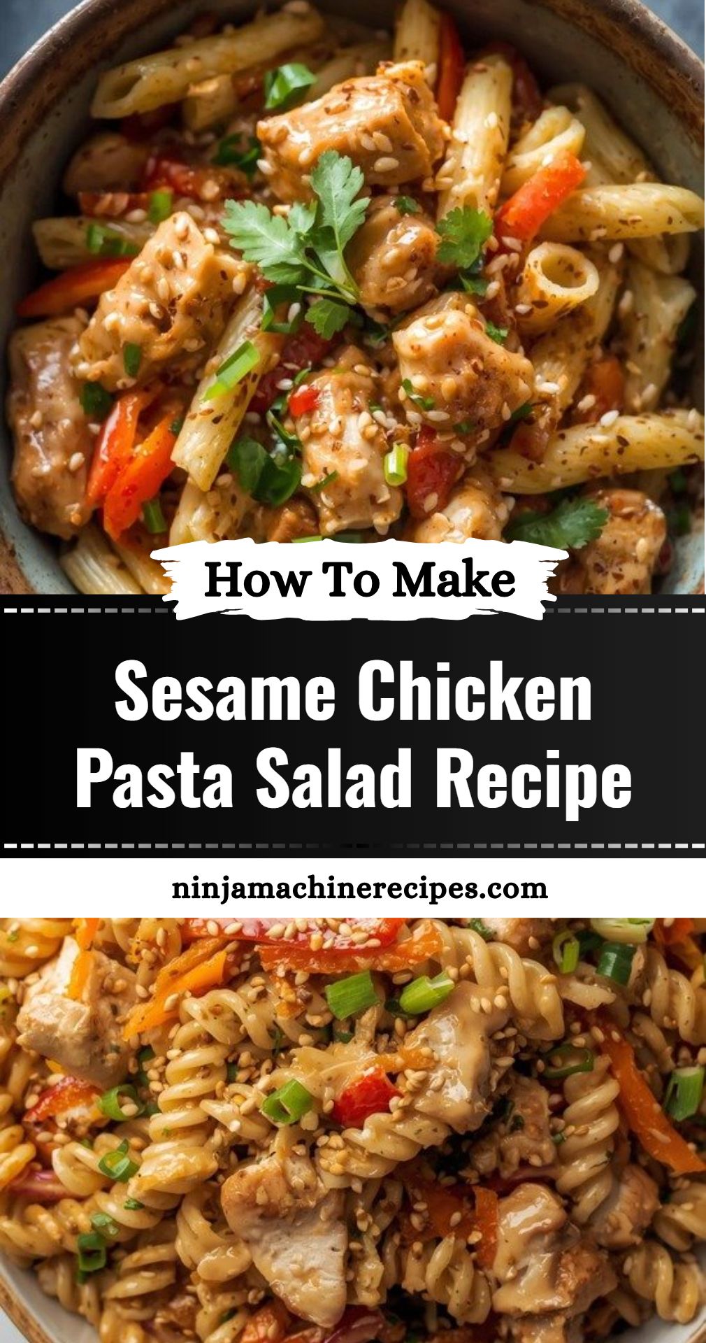 Sesame Chicken Pasta Salad Recipe