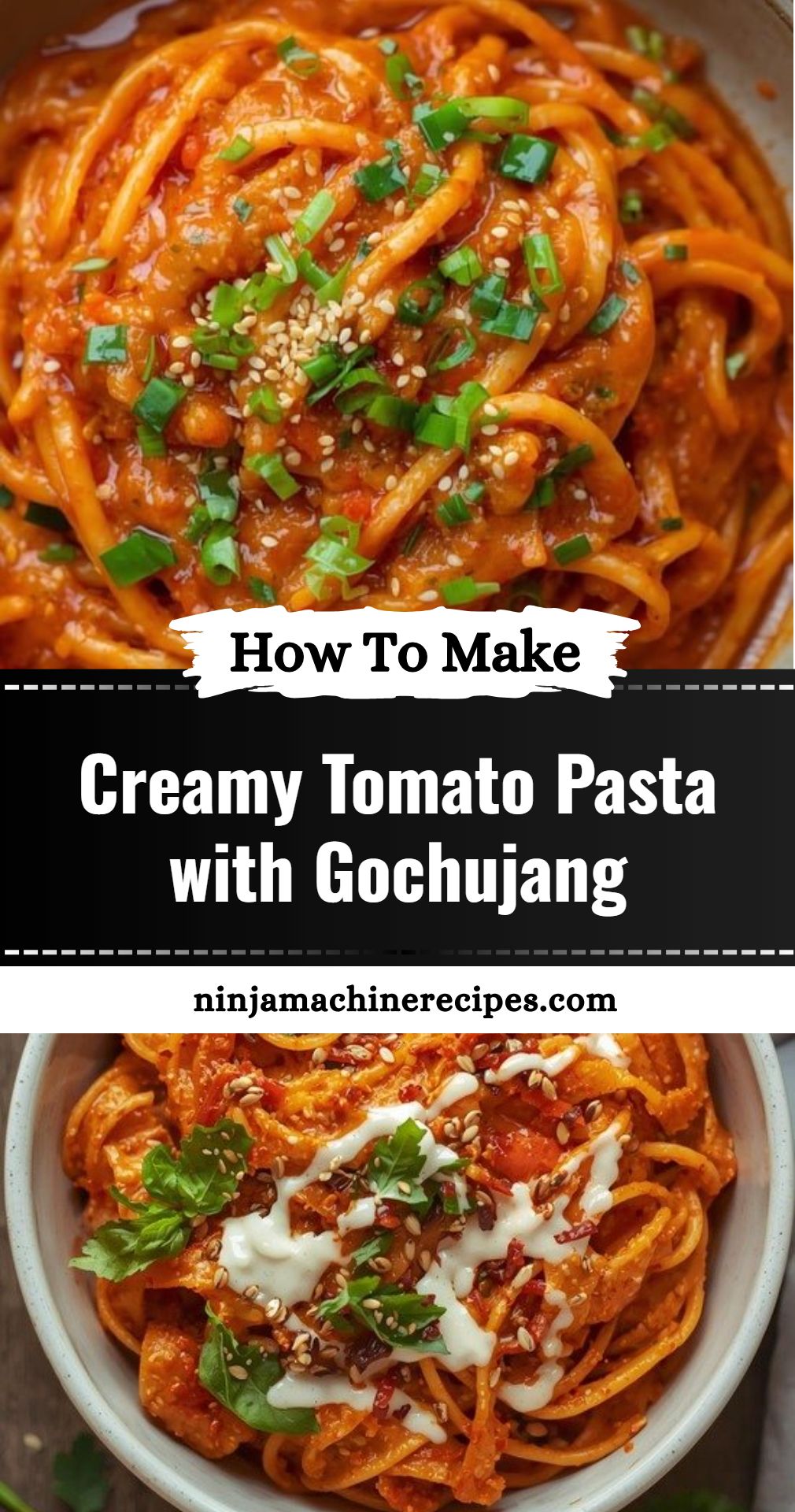 Creamy Tomato Pasta With Gochujang