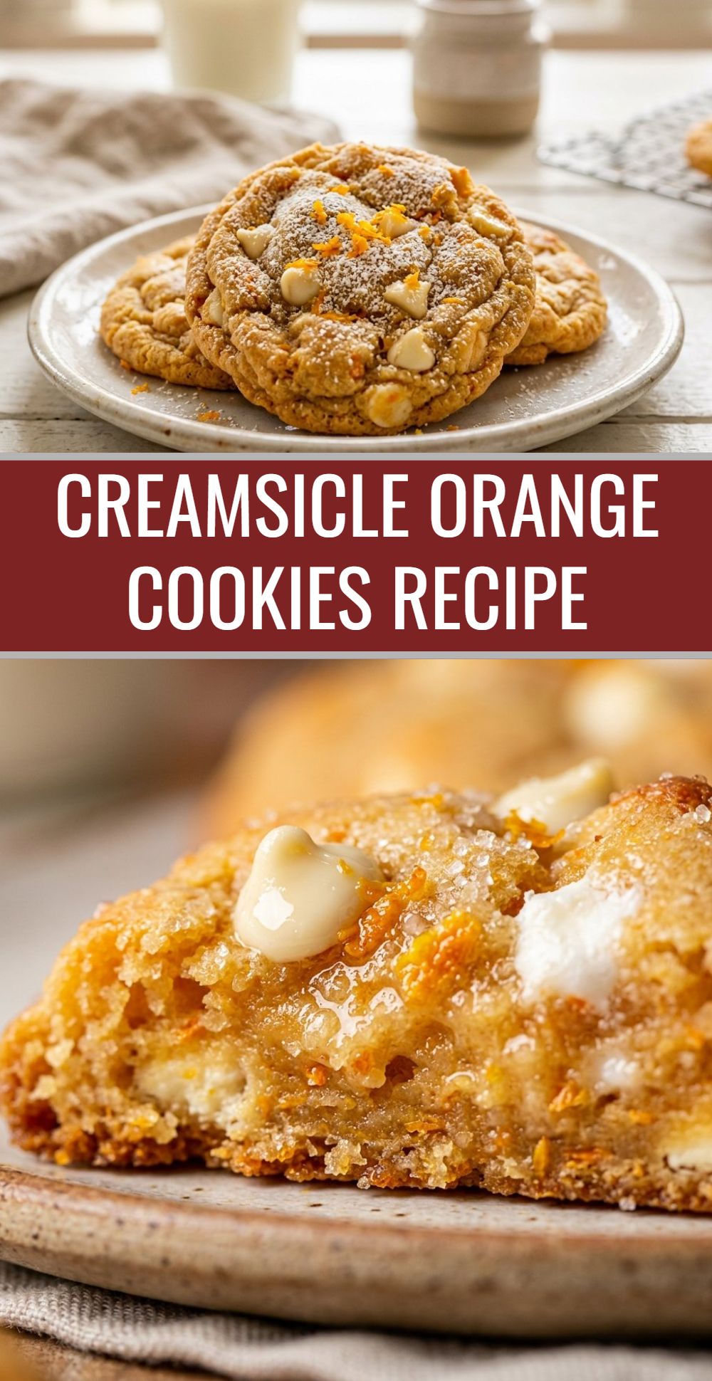 Creamsicle Orange Cookies Recipe