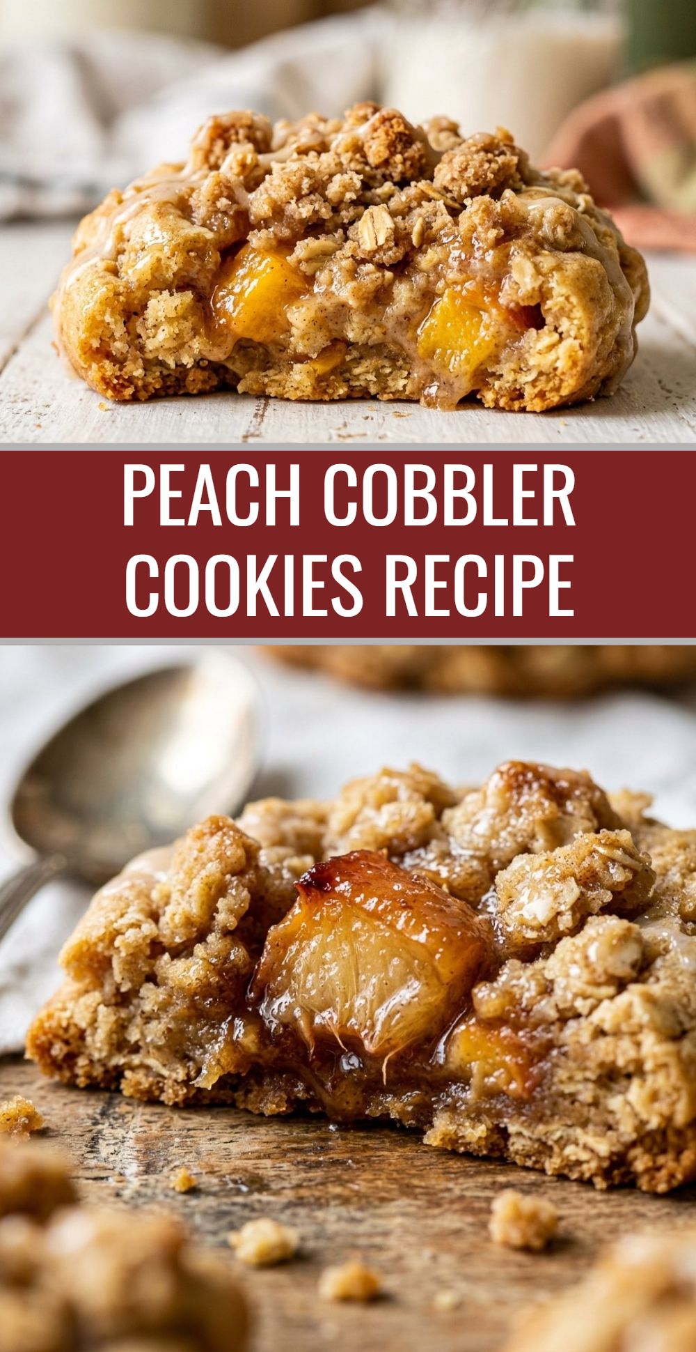 Peach Cobbler Cookies Recipe