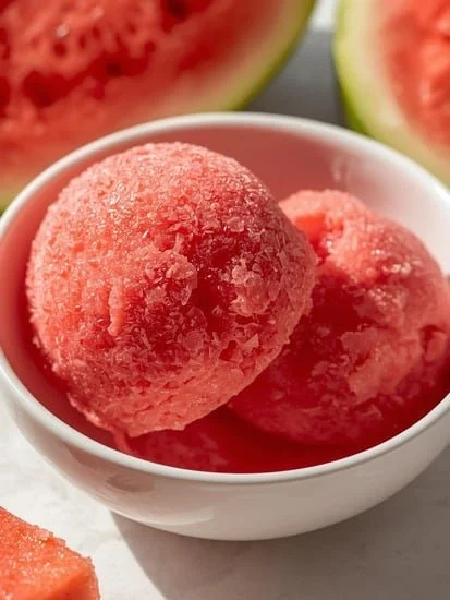 2 Ingredient Watermelon Sorbet