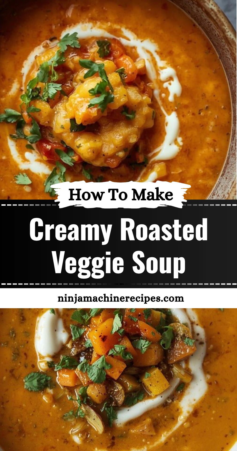 Creamy Roasted Veggie Soup