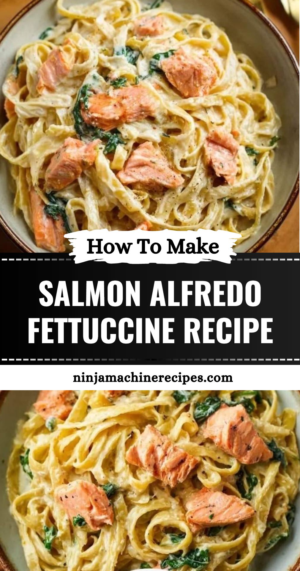 Salmon Alfredo Fettuccine Recipe