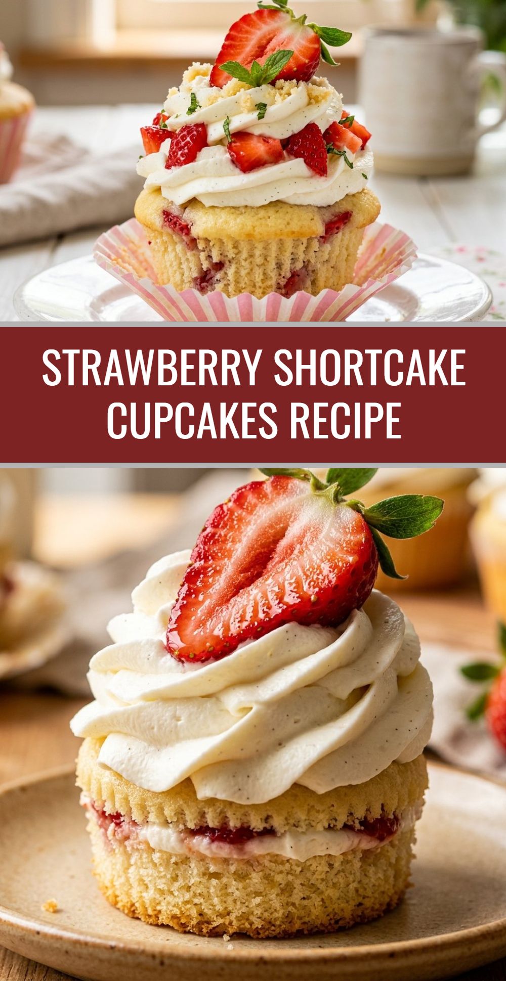 Strawberry Shortcake Cupcakes Recipe