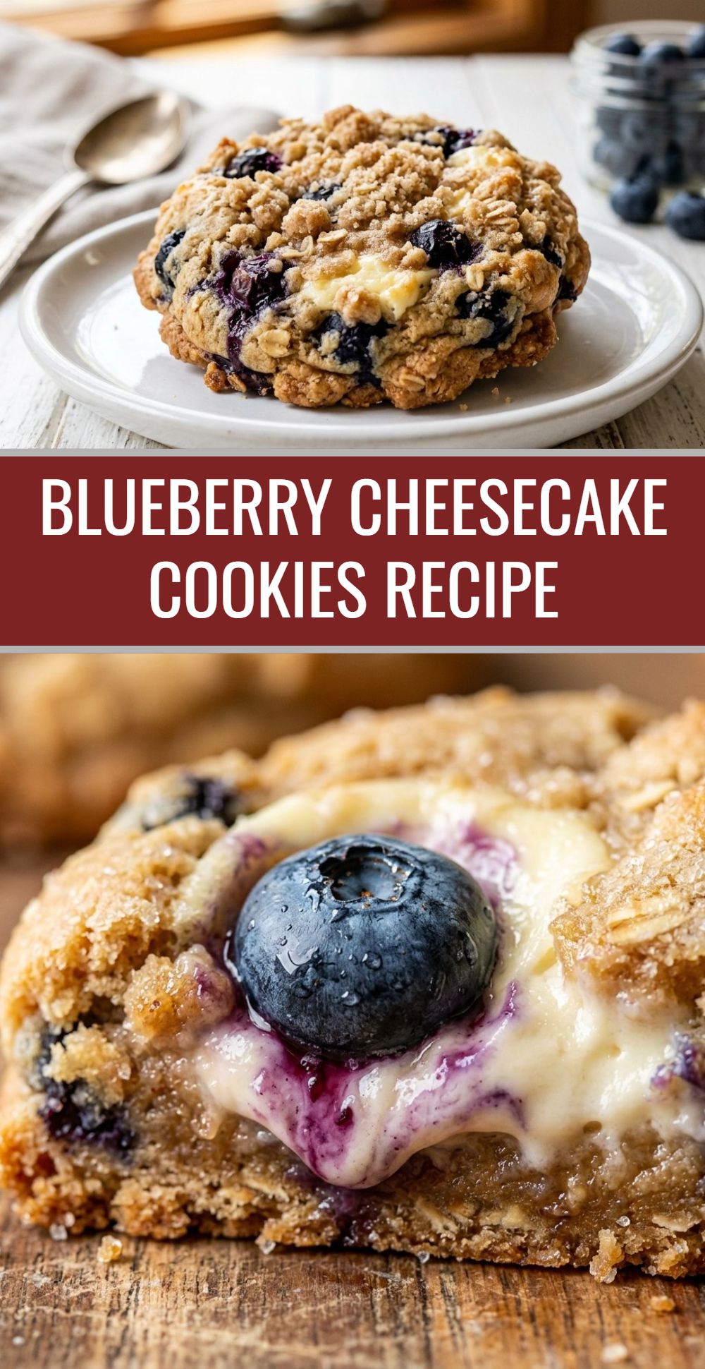 Blueberry Cheesecake Cookies Recipe