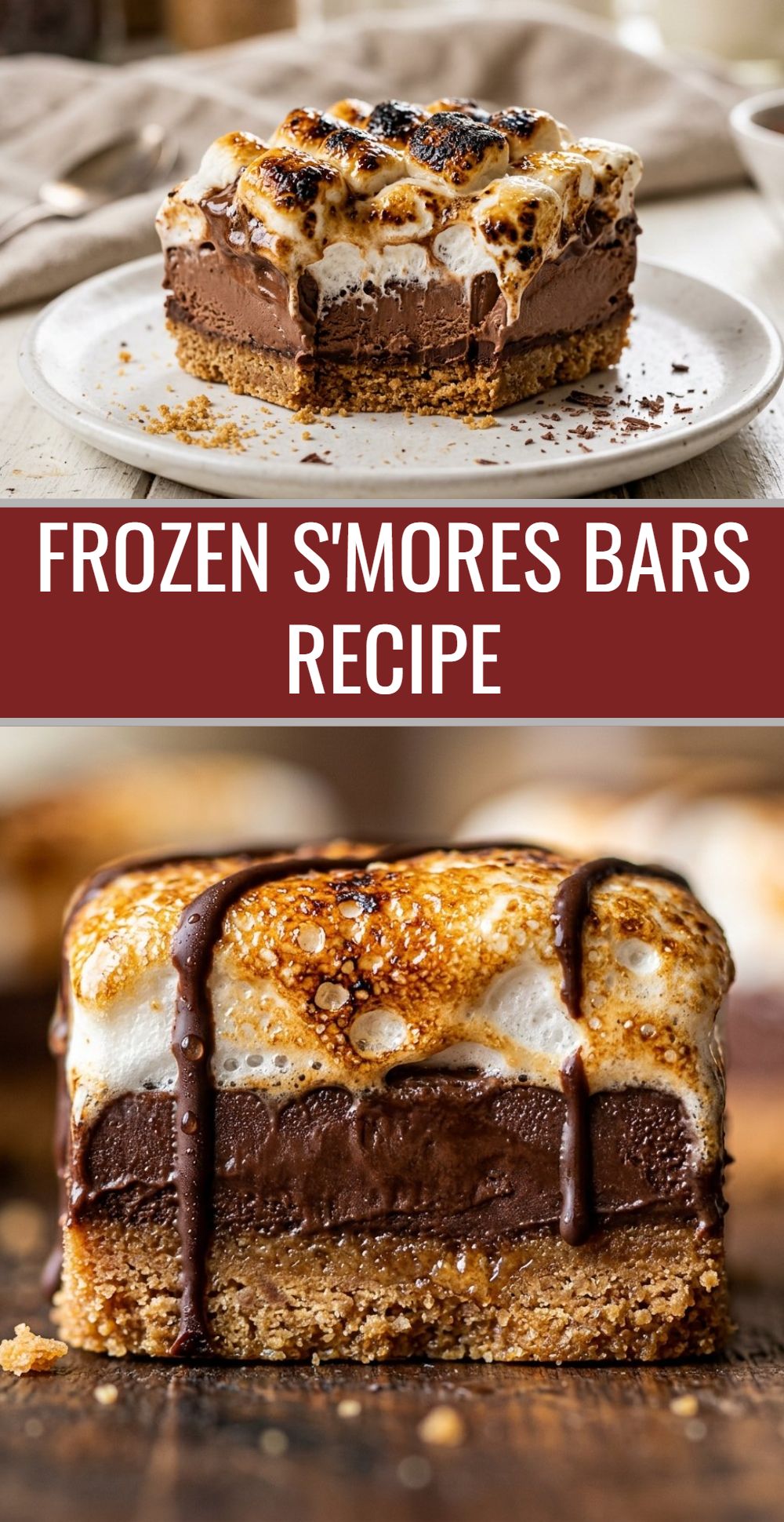 Frozen Smores Bars Recipe