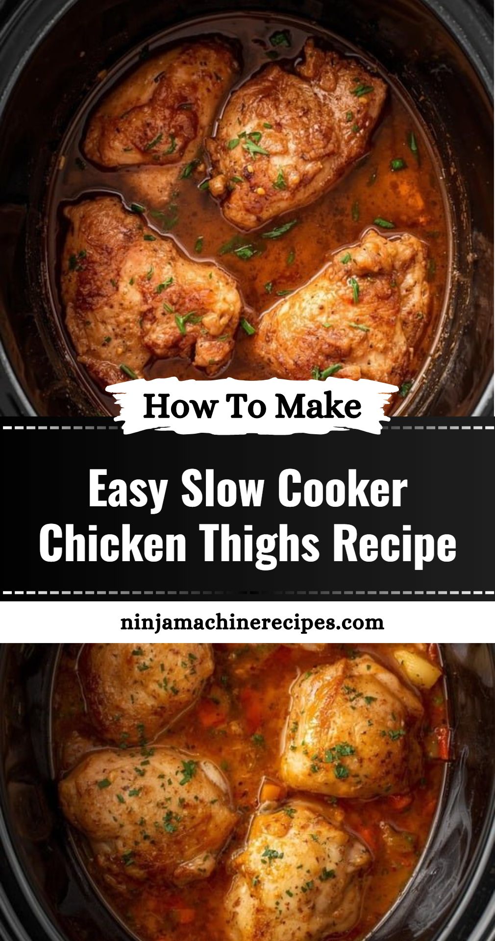 Easy Slow Cooker Chicken Thighs Recipe