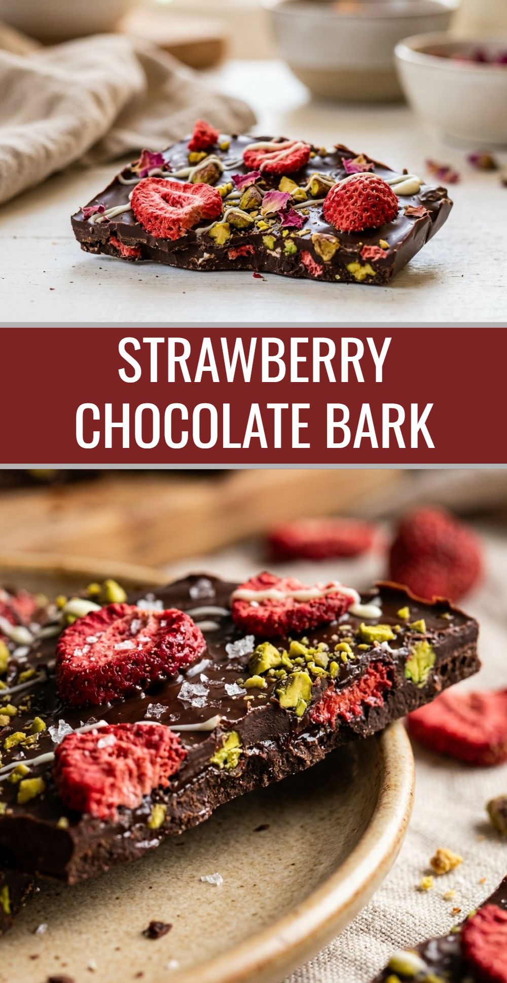 Strawberry Chocolate Bark