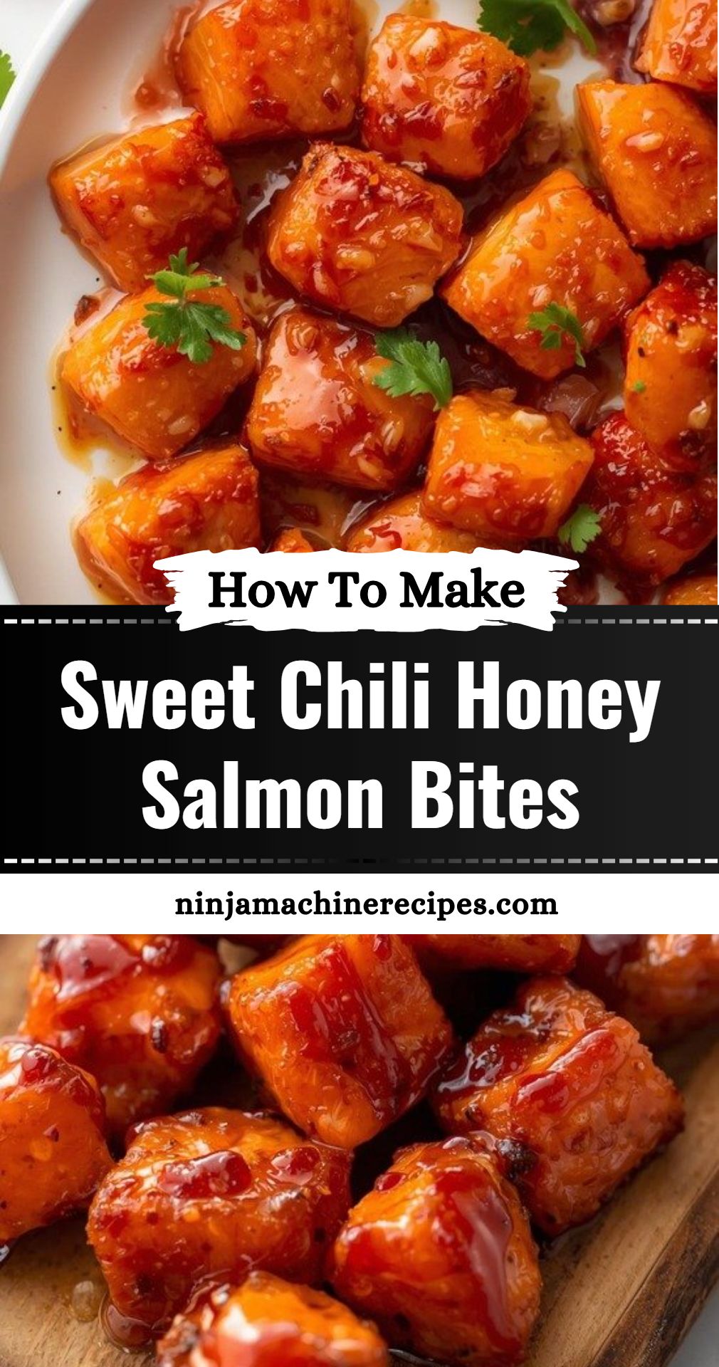 Sweet Chili Honey Salmon Bites
