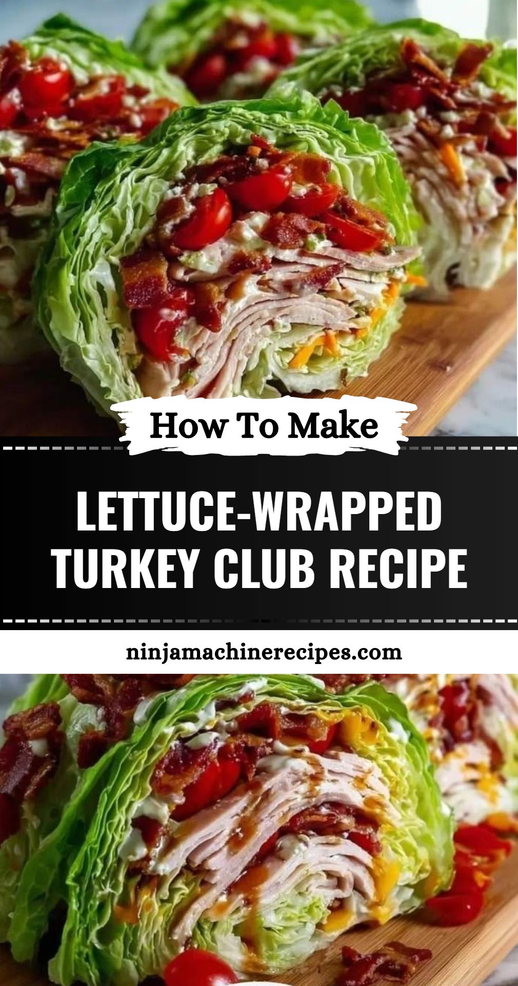 Lettuce Wrapped Turkey Club Recipe