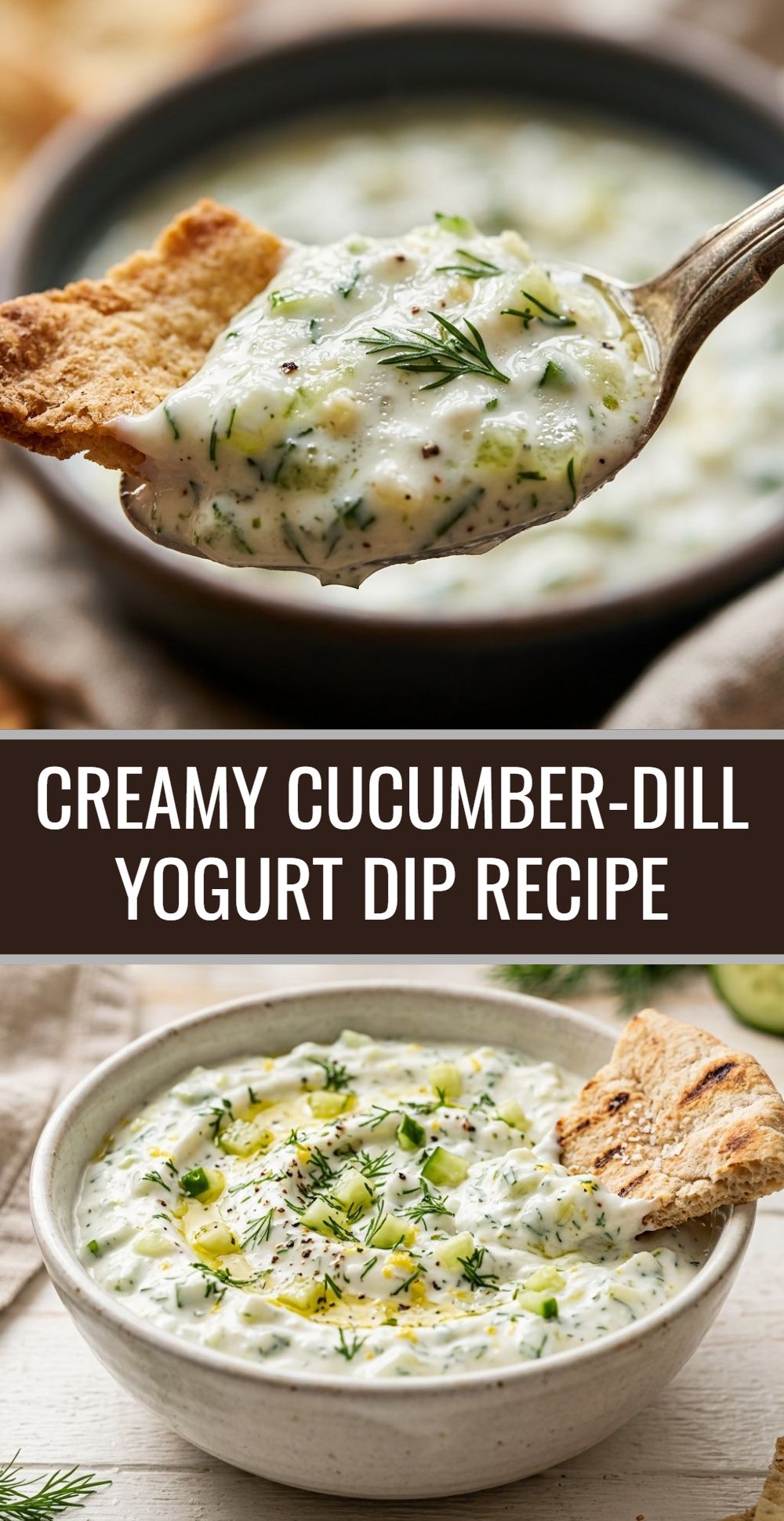 Creamy Cucumber Dill Yogurt Dip Recipe