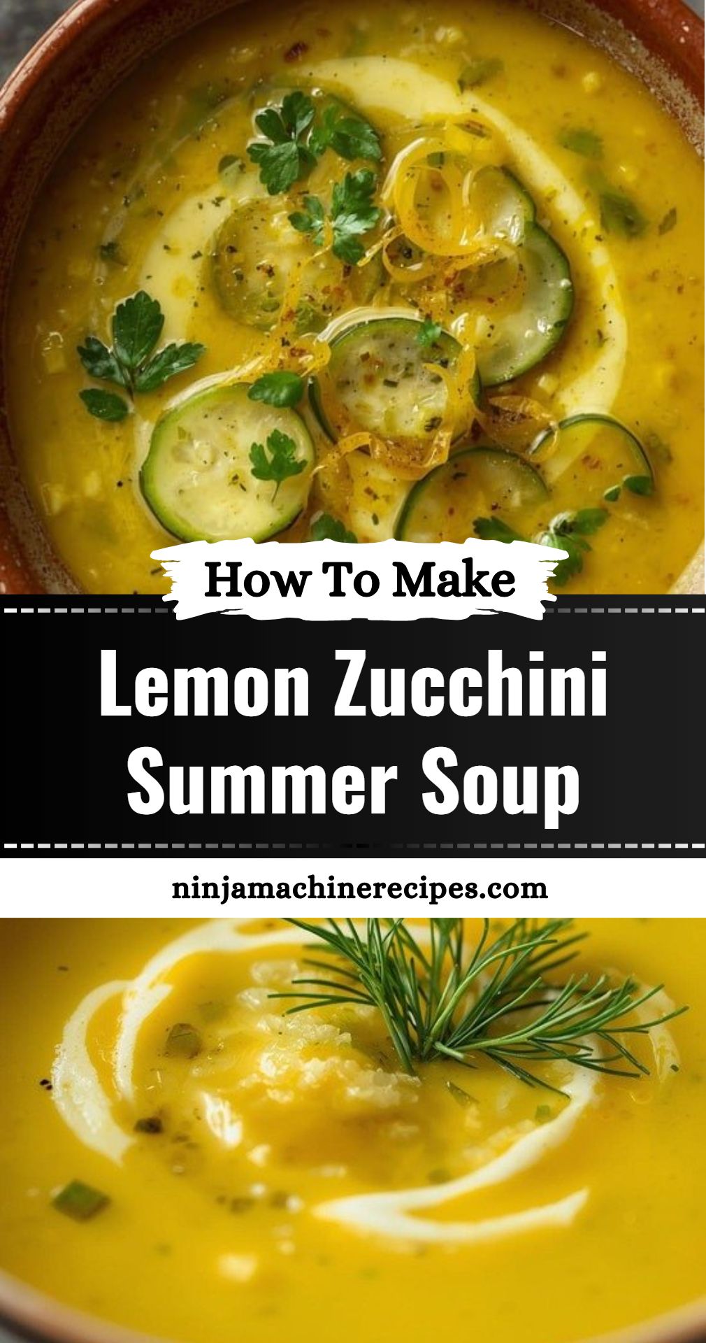 Lemon Zucchini Summer Soup