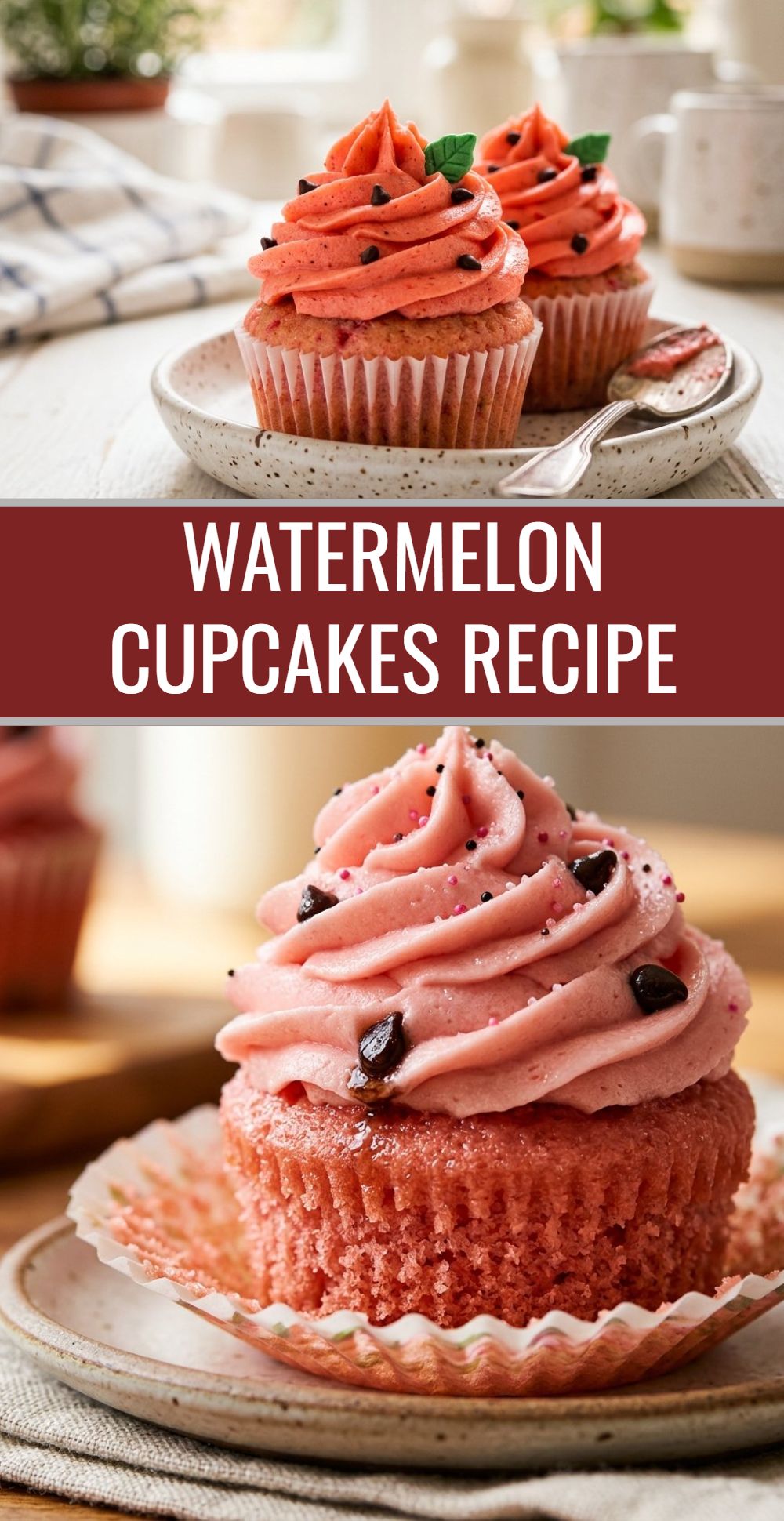 Watermelon Cupcakes Recipe