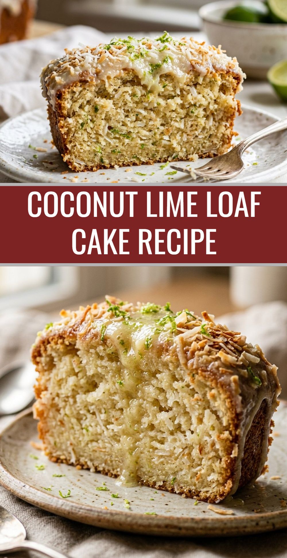 Coconut Lime Loaf Cake Recipe