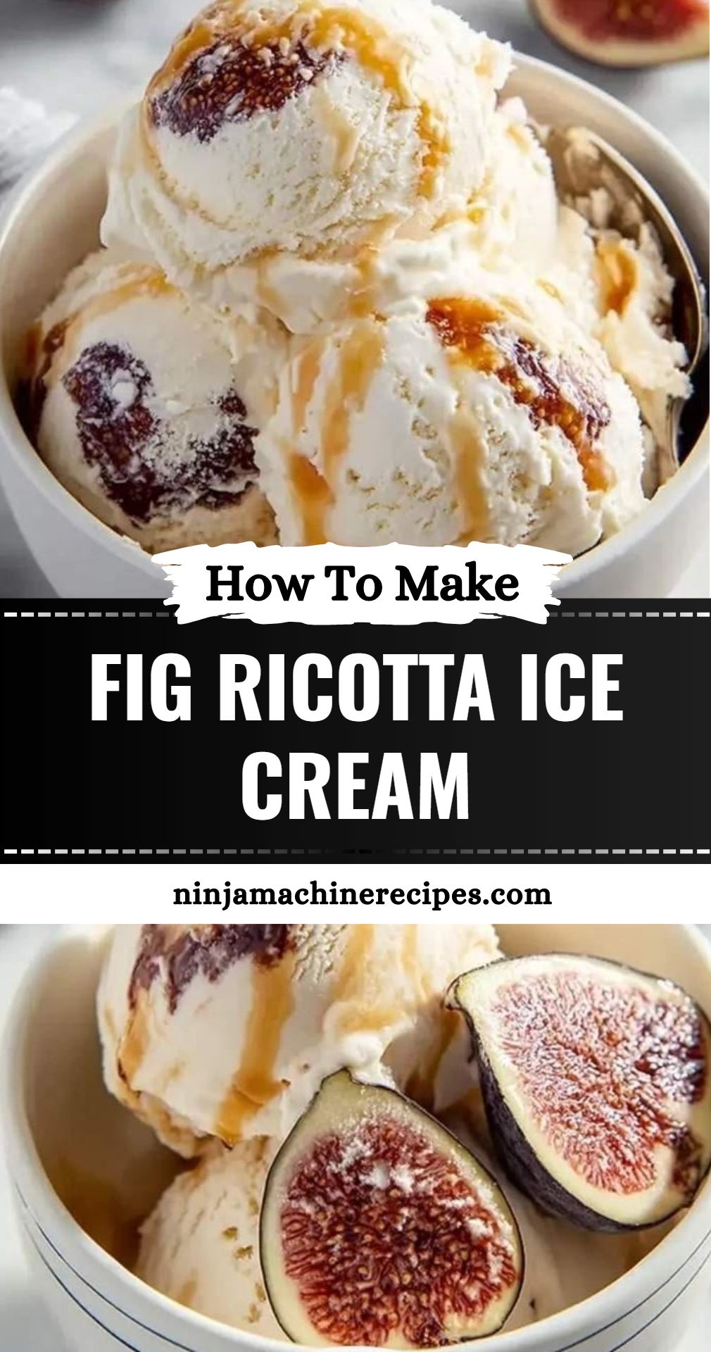 Fig Ricotta Ice Cream