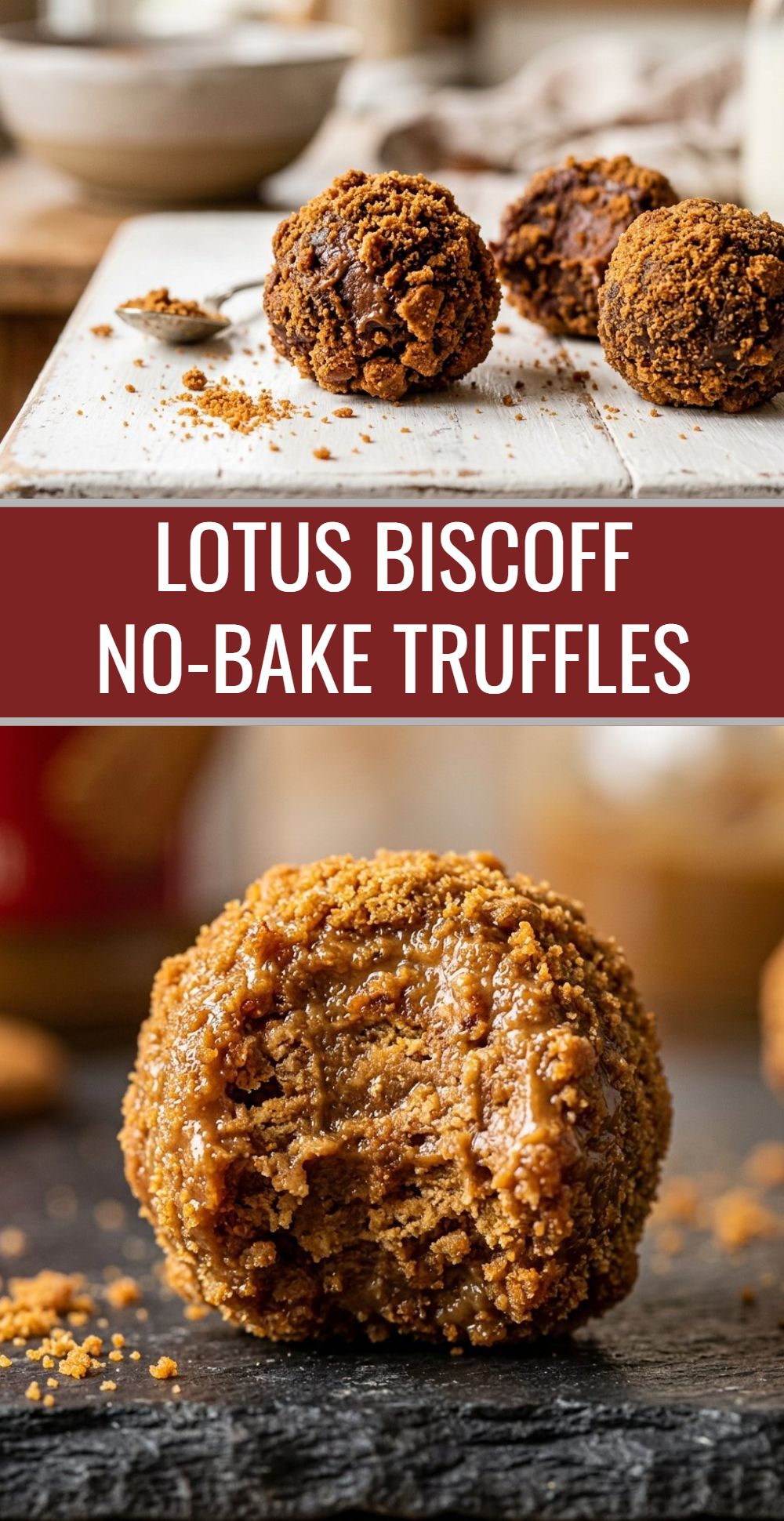 Lotus Biscoff No Bake Truffles Biscoff Truffles