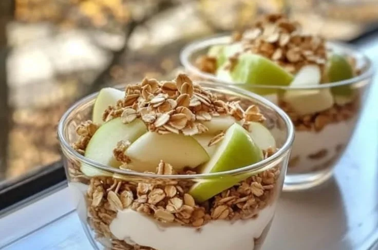 Apple Oat Yogurt Snack Cups